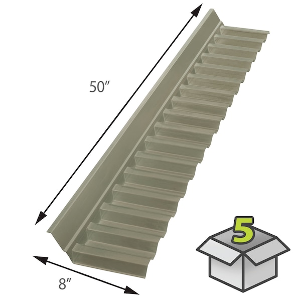 Suntuf GRECA 76 PC-R.CAP CLR 5.9x5.9x50in, 5PK 401019 - main